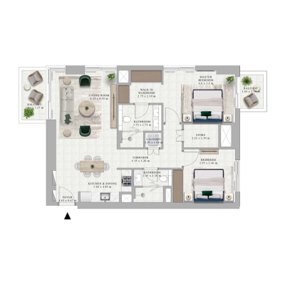 Emaar - Golf Hillside - Apartment