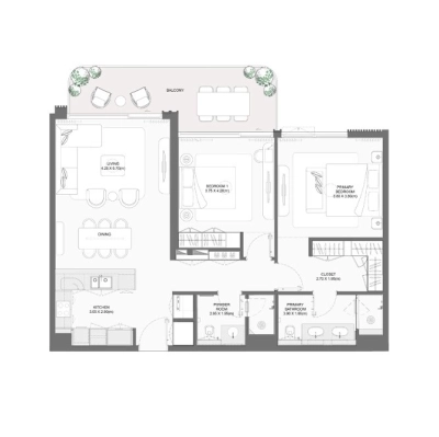 Nakheel - Bay Grove Residences - Apartment