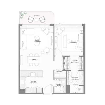 Nakheel - Bay Grove Residences - Apartment