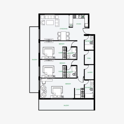 Aqua Properties - The Community Sports Arena - Apartment