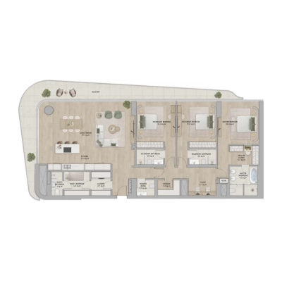 Aldar Properties - Mamsha Gardens - Apartment