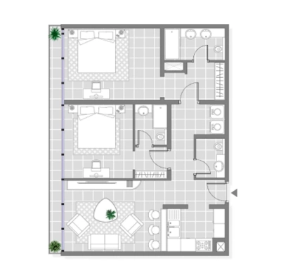 Seven Tides - Seven Palm - Apartment