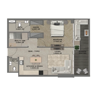 Reef Luxury Development - Reef 999 - Apartment