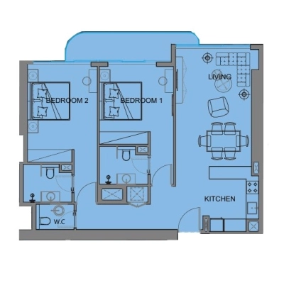 Tiger Properties - Guzel Towers - Apartment