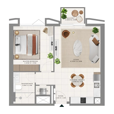 Emaar - Hillsedge - Apartment