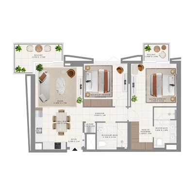 Emaar - Hillsedge - Apartment