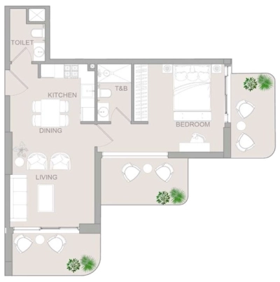Object 1 - TETR1S Tower - Apartment