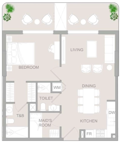 Object 1 - TETR1S Tower - Apartment