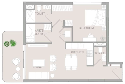 Object 1 - TETR1S Tower - Apartment