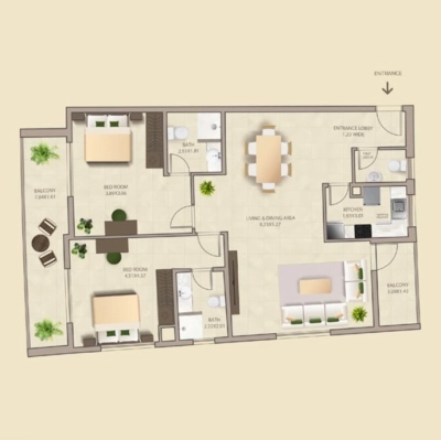 AJ Gargash Real Estate Development -  Mayflower Residences - Apartment