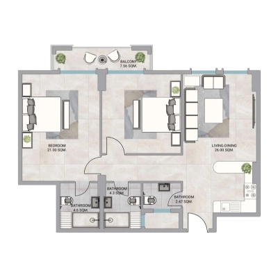 GJ Properties - Kentia Residence - Apartment