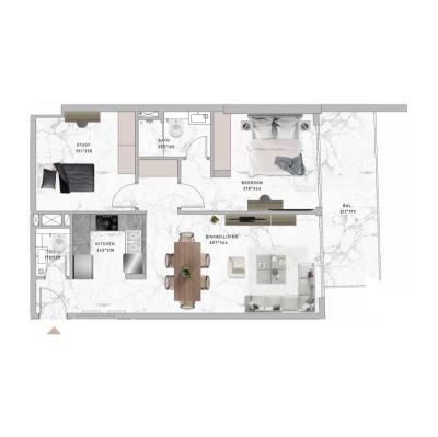 ASAK - Al Serh Residences 11 - Apartment
