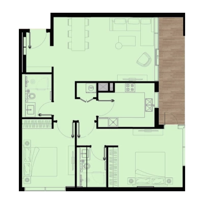 Nine Developments - One - Apartment